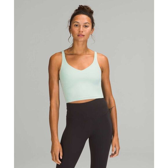 NWT Lululemon Align Delicate Mint Cropped Tank Top Size 8 - Picture 1 of 7